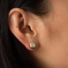 Load image into Gallery viewer, Keeper Studs | Bronze + Mother of Pearl
