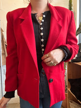 Load image into Gallery viewer, Vintage Red Blazer