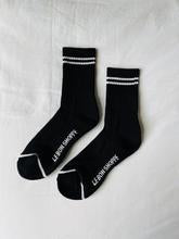 Load image into Gallery viewer, Le Bon Boyfriend Socks - noir