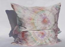 Load image into Gallery viewer, Hand Dyed Silk Pillowcase Set in Dreamcatcher III