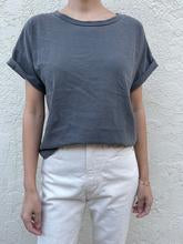 Load image into Gallery viewer, Le Bon Fille Tee - WASHED BLACK