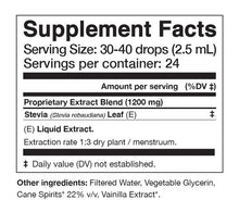Load image into Gallery viewer, REAL STEVIA + VANILLA *NEW HIGHER POTENCY LIQUID SWEETER!