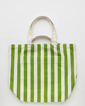 Load image into Gallery viewer, Giant Pocket Tote - Green Awning Stripe
