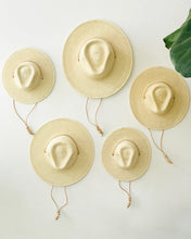 Load image into Gallery viewer, Little Desert Sun Hat - Natural Guatemalan Palm *Kids Hat*