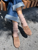 Load image into Gallery viewer, SNOW SOCKS - MAUVE