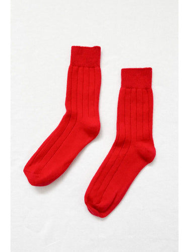 Classic Cashmere Socks - RED