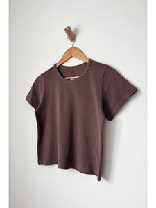 Le Bon THE LITTLE BOY TEE - Espresso