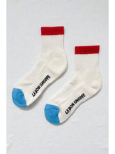 Load image into Gallery viewer, Le Bon Shoppe Color Block Girlfriend Socks  - Blue Red