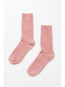 Classic Cashmere Socks - Rose Petal