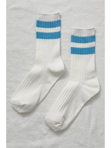 Her Socks -  Blue Stripe