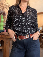 Load image into Gallery viewer, Pre-loved Theory Star Blouse