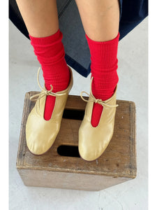 Trouser Socks - RED LIPSTICK