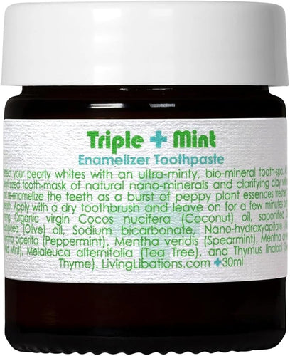 Living Libations - Organic Triple Mint Enamelizer Toothpaste