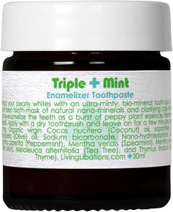 Living Libations - Organic Triple Mint Enamelizer Toothpaste