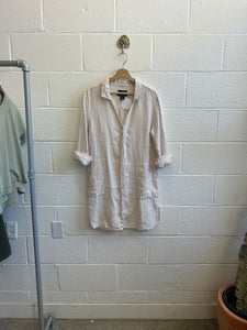 Pre-loved Cream Linen Button Down