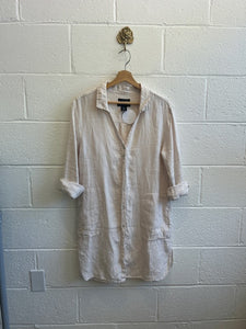 Pre-loved Cream Linen Button Down