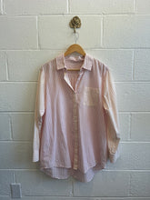 Load image into Gallery viewer, Vintage Pink and White Button Down