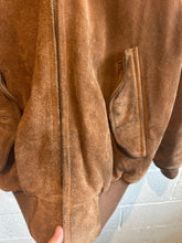 Load image into Gallery viewer, Vintage Suede Brown Suede Polo By Ralph Lauren Jacket