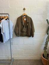 Load image into Gallery viewer, Vintage Silk Green Jacket