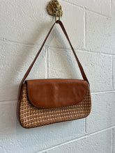 Load image into Gallery viewer, Vintage Brown Woven Brahmin Purse