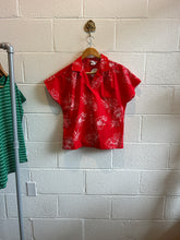 Load image into Gallery viewer, Vintage Red Print High Noon Button Down