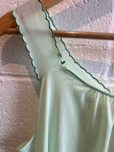 Load image into Gallery viewer, Vintage Light Green Slip Dress Nighty