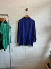 Load image into Gallery viewer, Vintage Dark Purple Blouse
