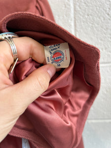 Vintage Button Down Cropped Jacket
