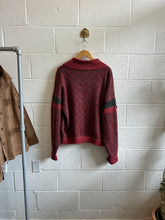 Load image into Gallery viewer, Vintage Red Print Cardigan