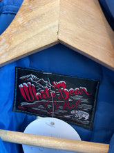 Load image into Gallery viewer, Vintage Blue Long Puffer Jacket
