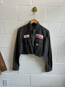 Vintage Cropped Patched Carhartt Button Down