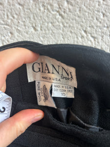 Vintage Black Gianni Sport Trousers