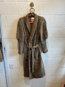 Vintage Grey Brown Coat