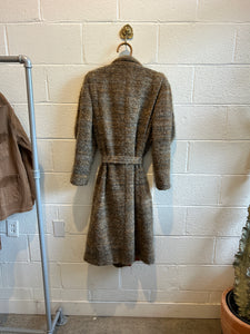 Vintage Grey Brown Coat