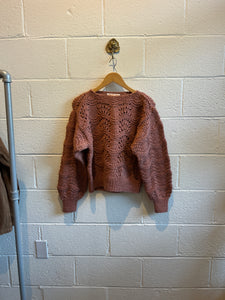 Vintage Dusty Rose Sweater