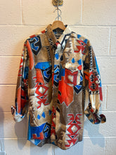 Load image into Gallery viewer, Vintage Wrangler Print Men&#39;s Button Down
