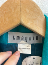 Load image into Gallery viewer, Vintage Turquoise I. Magnin Blazer Jacket