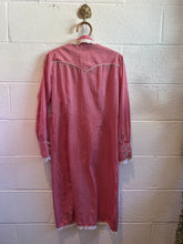 Load image into Gallery viewer, Vintage Red Check Western Dress