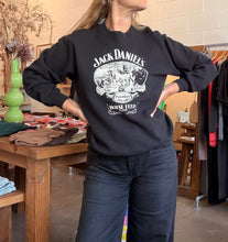 Load image into Gallery viewer, Vintage Black Jack Daniels Crew Neck Sweatshirt