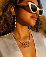 Load image into Gallery viewer, DEA DIA - Pearl Hoop Drop Earrings