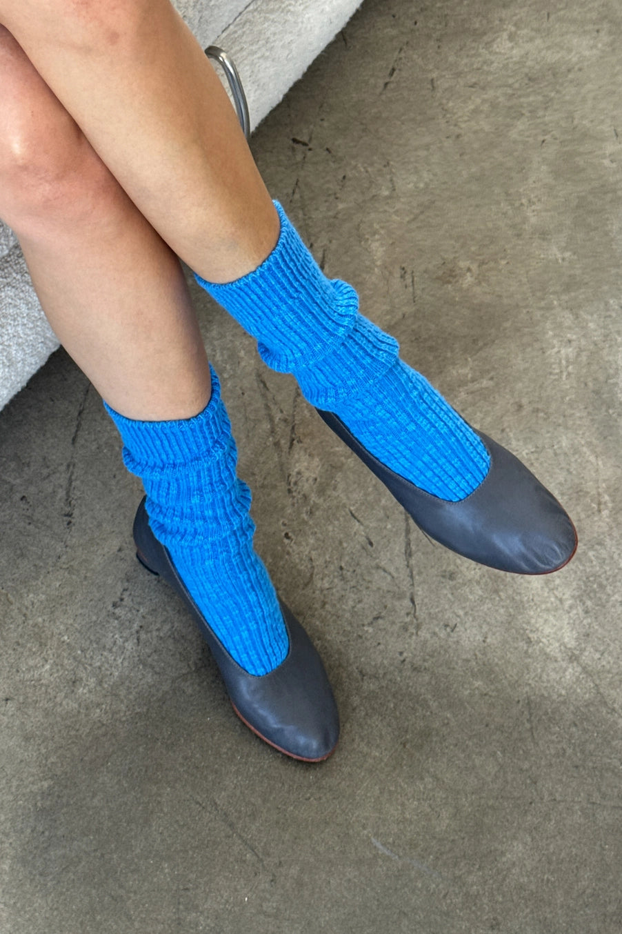COTTAGE SOCKS - Laguna Blue