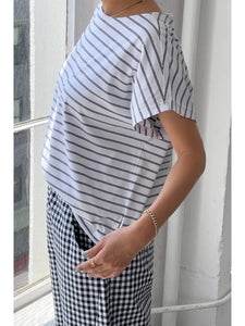 Le Bon Shoppe Chérie Tee  - White/Navy