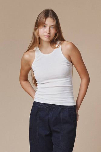 JUNGMAVEN ALTA TANK - WASHED WHITE