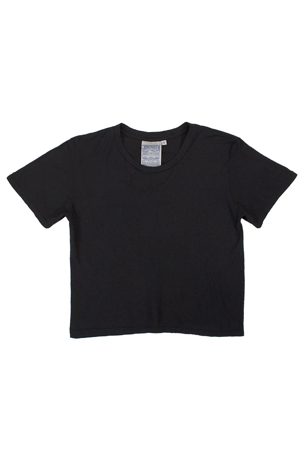 JUNGMAVEN Cropped Ojai Tee - Black