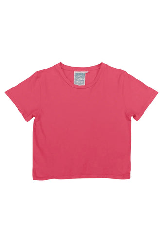 JUNGMAVEN Cropped Ojai Tee - Poppy Red