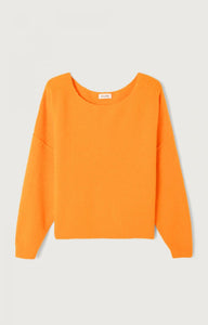 American Vintage women's jumper Damsville - FLUO CITRUS