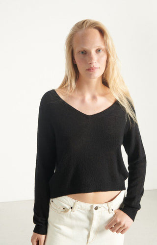 American Vintage women's jumper Dumy - BLACK
