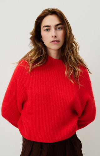 American Vintage women's jumper East - MELANGE PEPPER