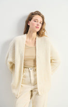 Load image into Gallery viewer, American Vintage - Women&#39;s cardigan East - MELANGE PEARL