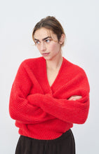 Load image into Gallery viewer, American Vintage - Women&#39;s cardigan East - MELANGE PEPPER